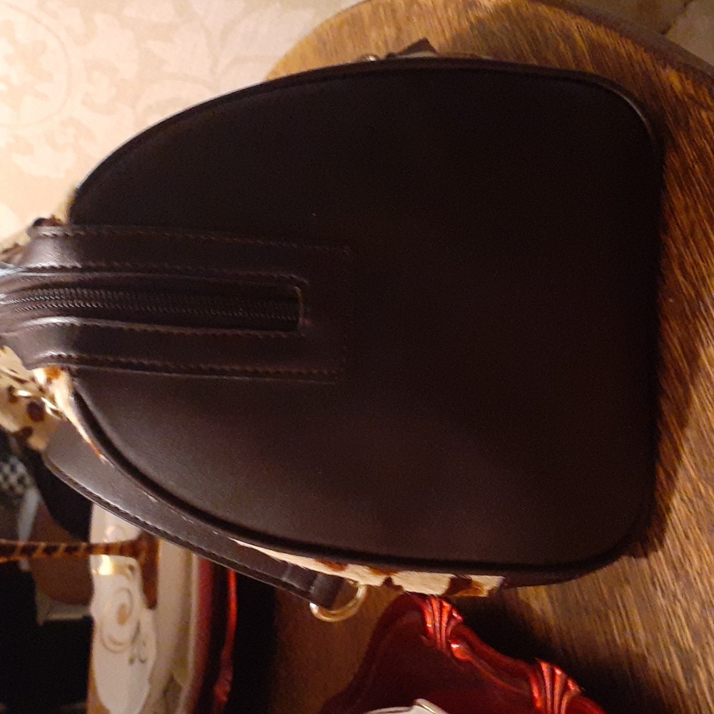 Ann Taylor PONY HAIR Cheetah Print Handbag NWT - Picture 5 of 9